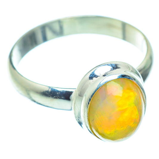 Ethiopian Opal Rings handcrafted by Ana Silver Co - RING36188