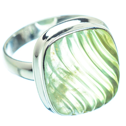 Prehnite Rings handcrafted by Ana Silver Co - RING36207