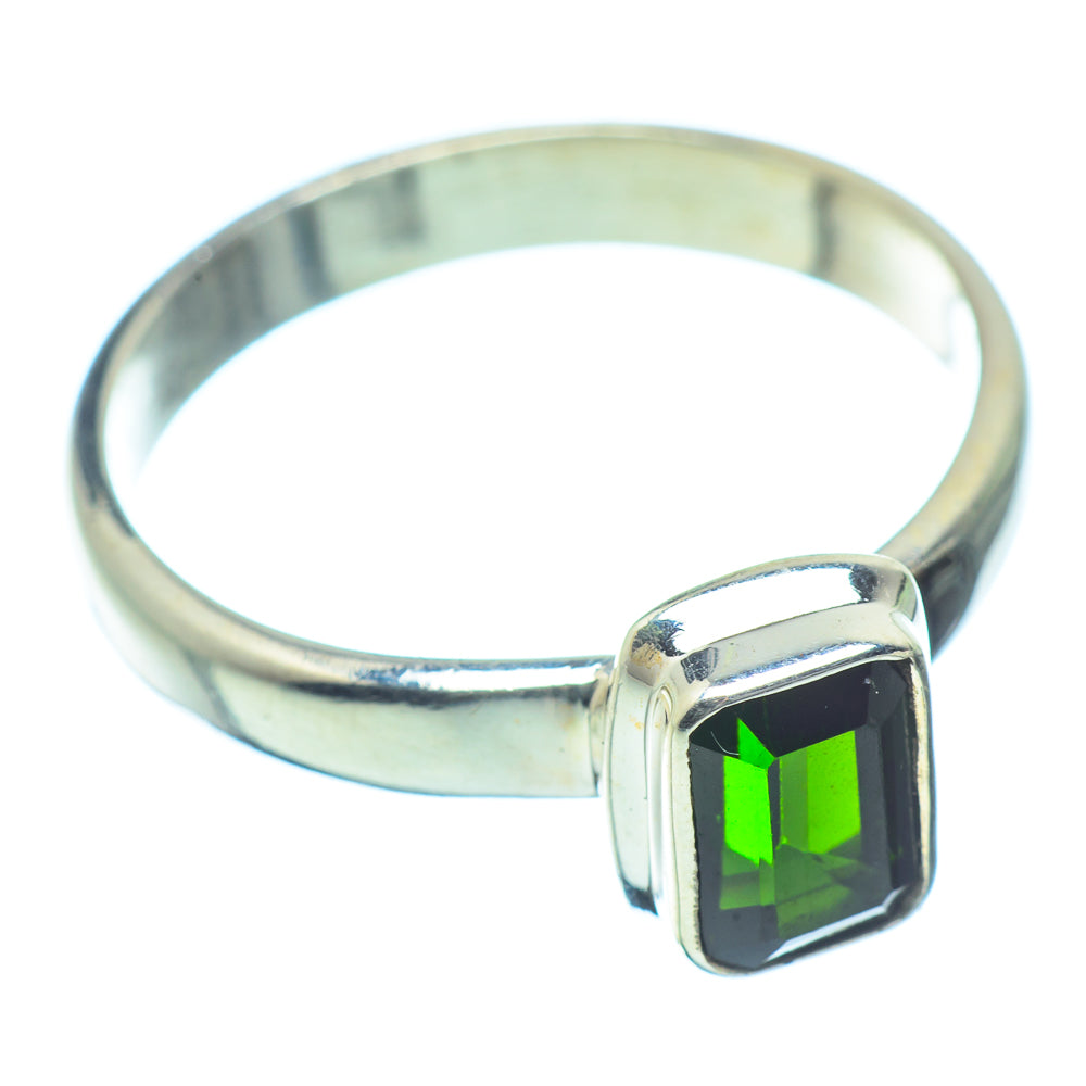Chrome Diopside Rings handcrafted by Ana Silver Co - RING36208