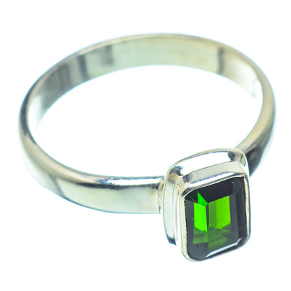 Chrome Diopside Rings handcrafted by Ana Silver Co - RING36208