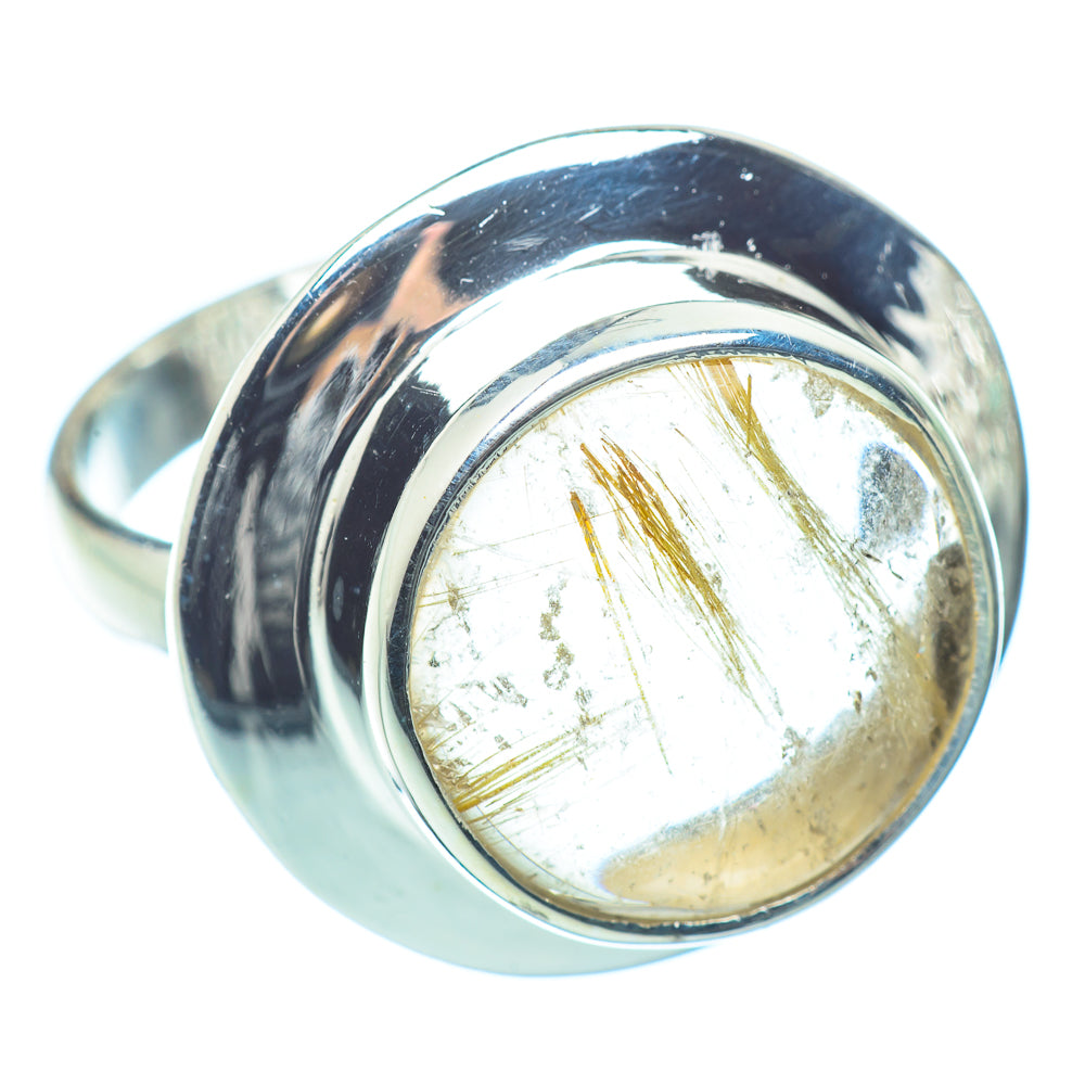 Rutilated Quartz Rings handcrafted by Ana Silver Co - RING36219