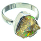 Ethiopian Opal Rings handcrafted by Ana Silver Co - RING36272