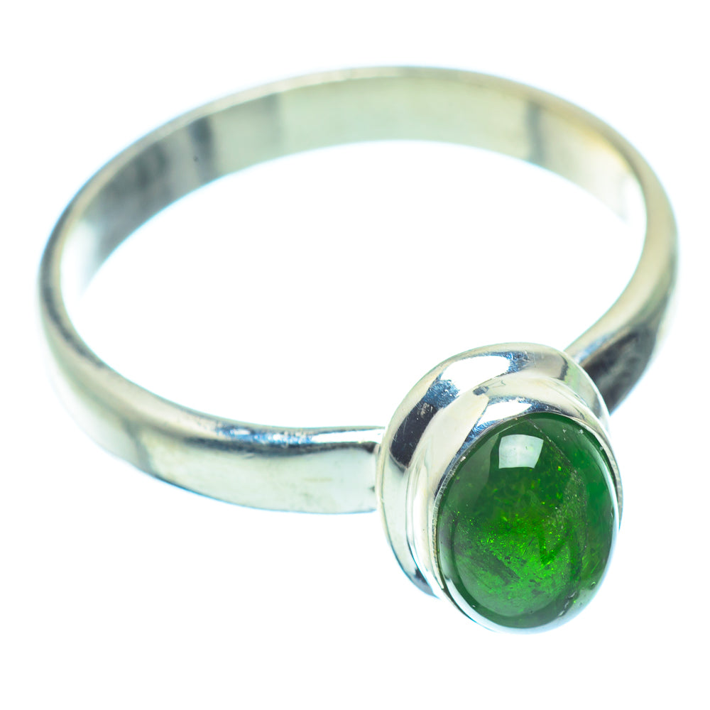 Chrome Diopside Rings handcrafted by Ana Silver Co - RING36291