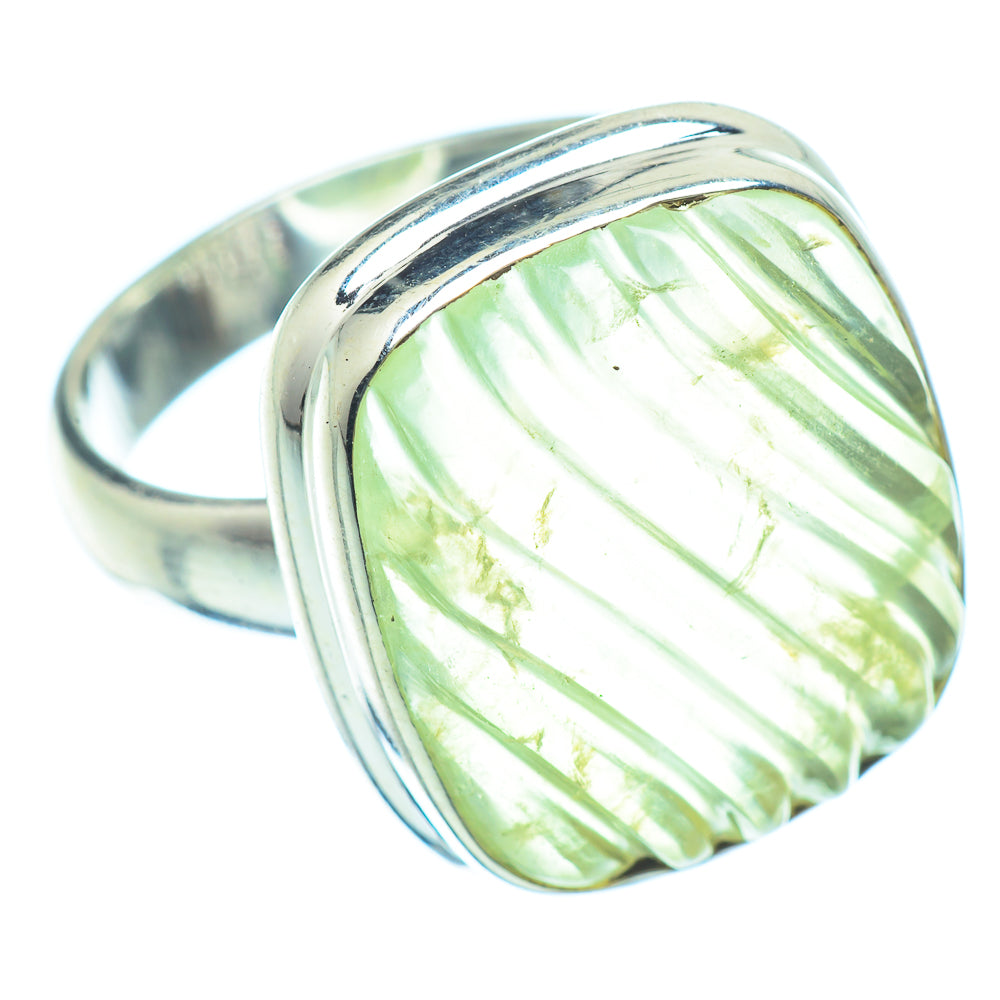 Prehnite Rings handcrafted by Ana Silver Co - RING36331
