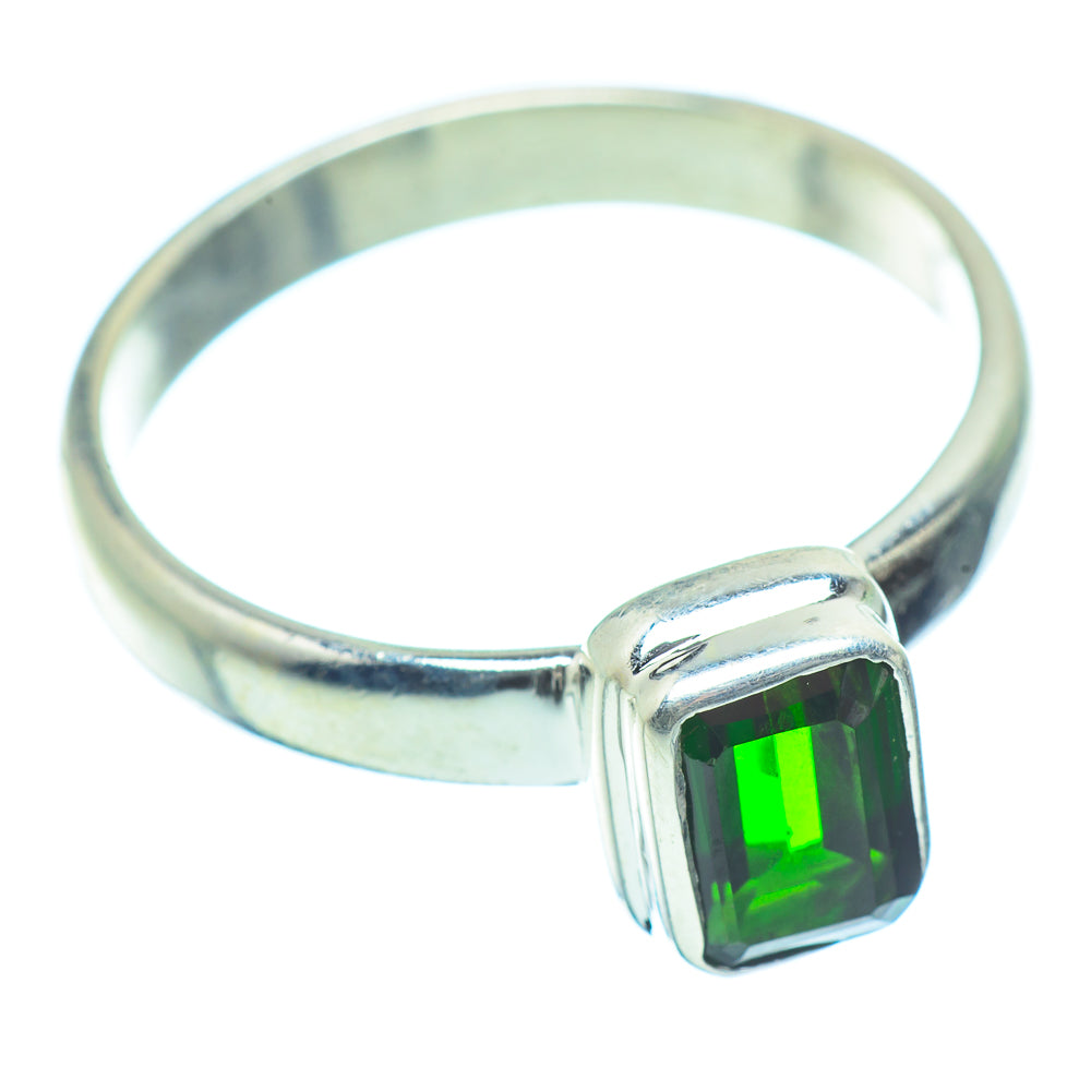 Chrome Diopside Rings handcrafted by Ana Silver Co - RING36332