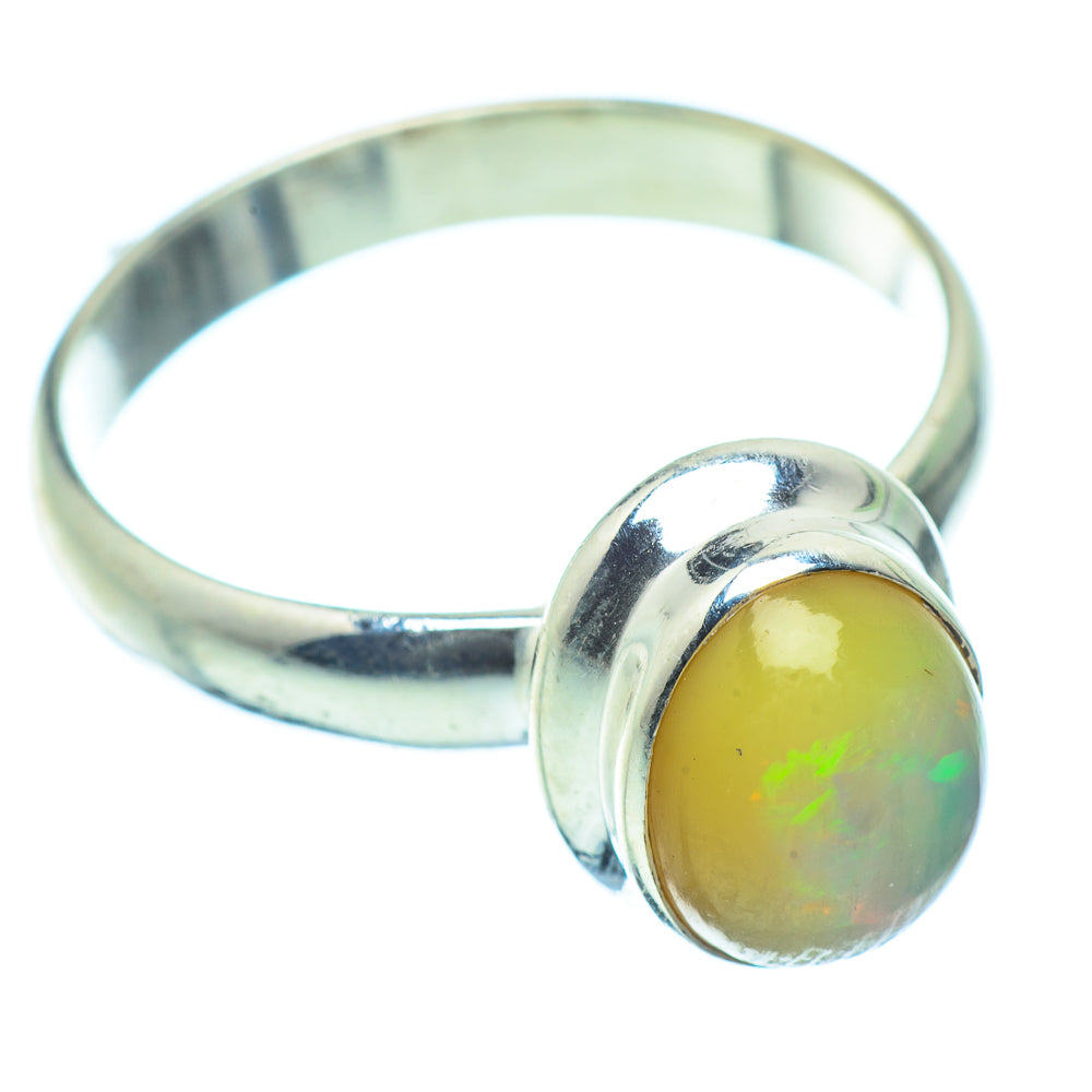 Ethiopian Opal Rings handcrafted by Ana Silver Co - RING36349