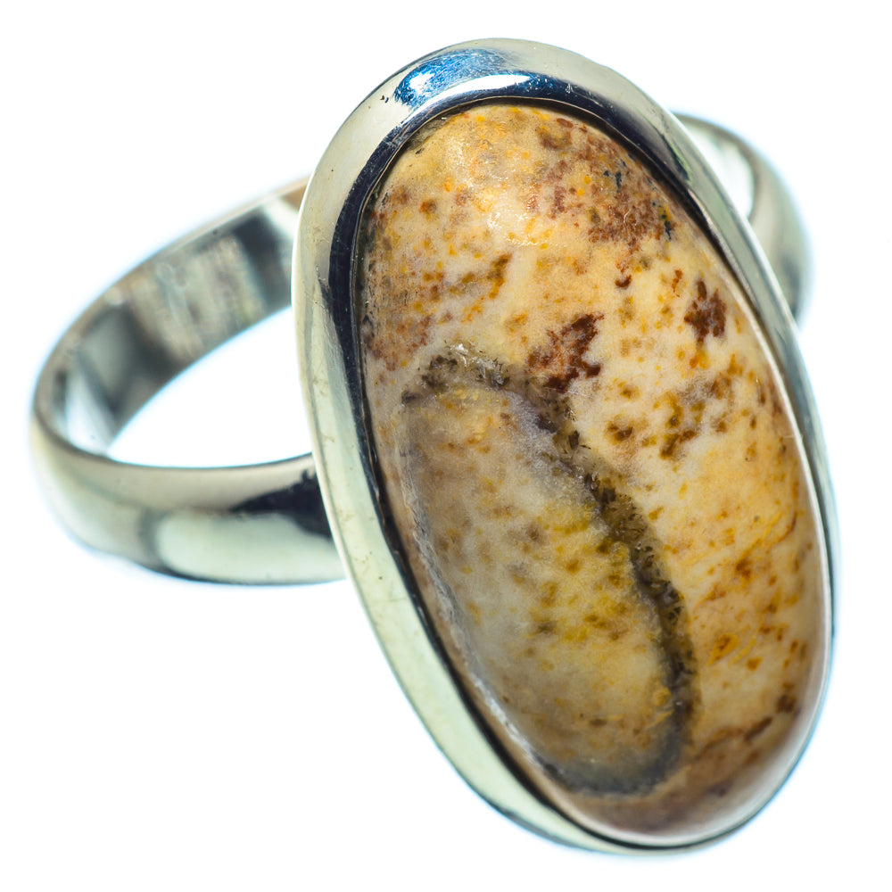 Picture Jasper Rings handcrafted by Ana Silver Co - RING36562