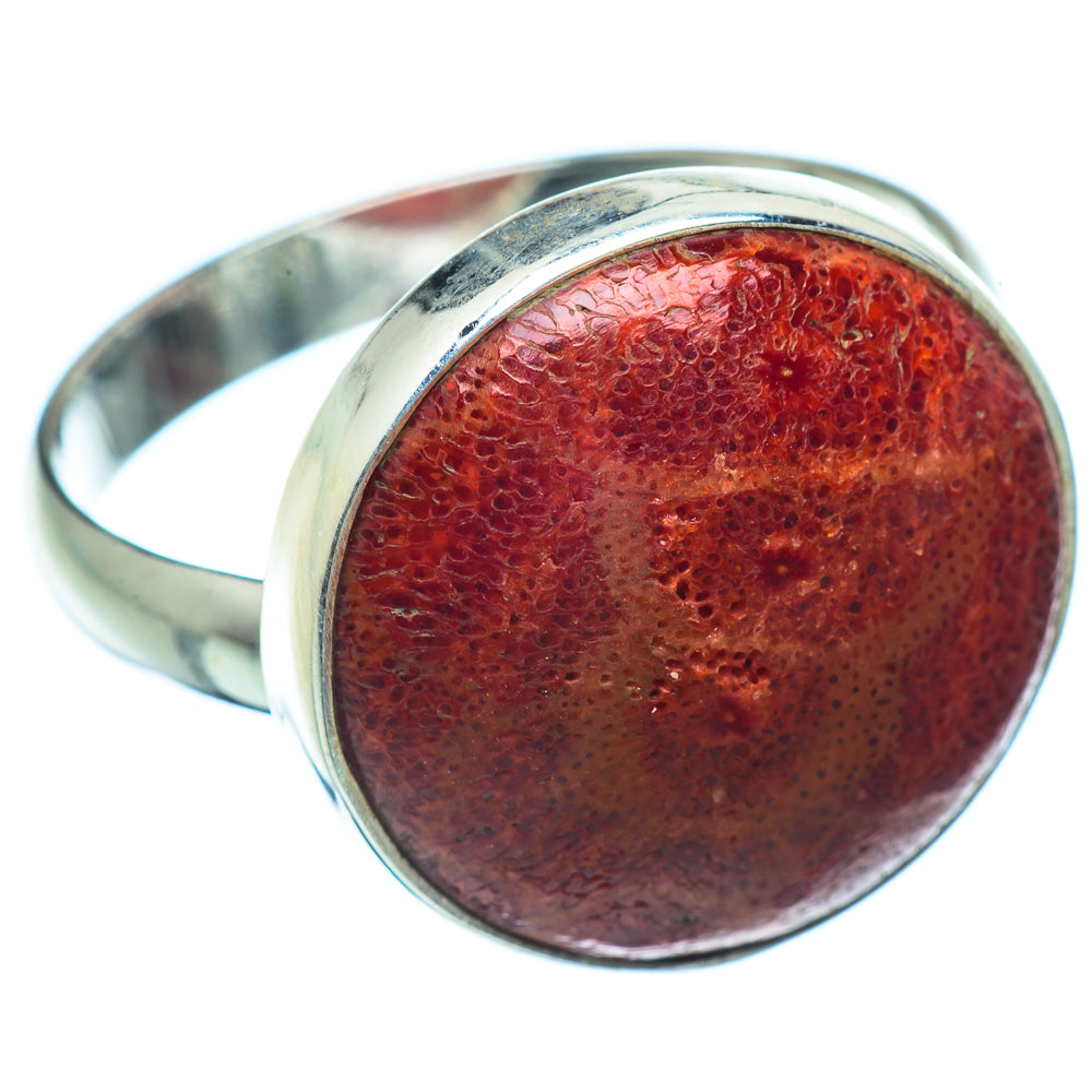 Sponge Coral Rings handcrafted by Ana Silver Co - RING36684