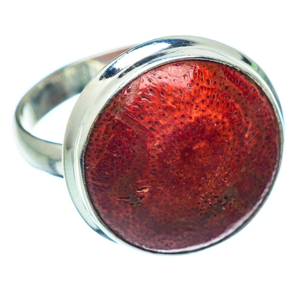 Sponge Coral Rings handcrafted by Ana Silver Co - RING36685