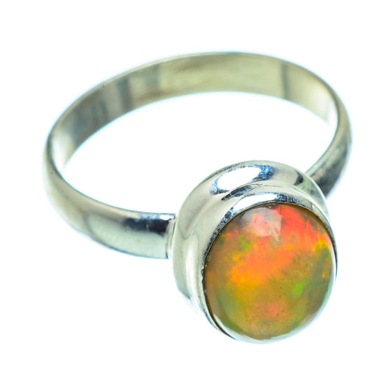 Ethiopian Opal Rings handcrafted by Ana Silver Co - RING36701