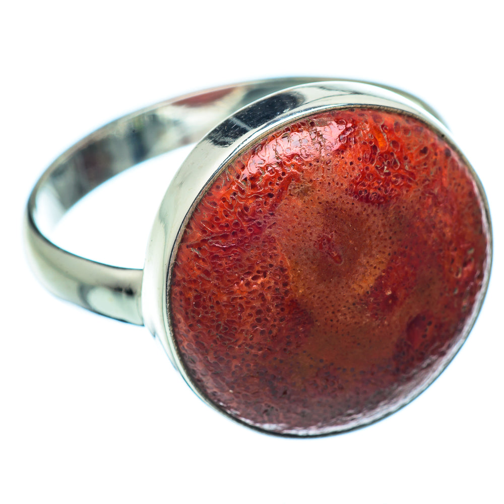 Sponge Coral Rings handcrafted by Ana Silver Co - RING36720