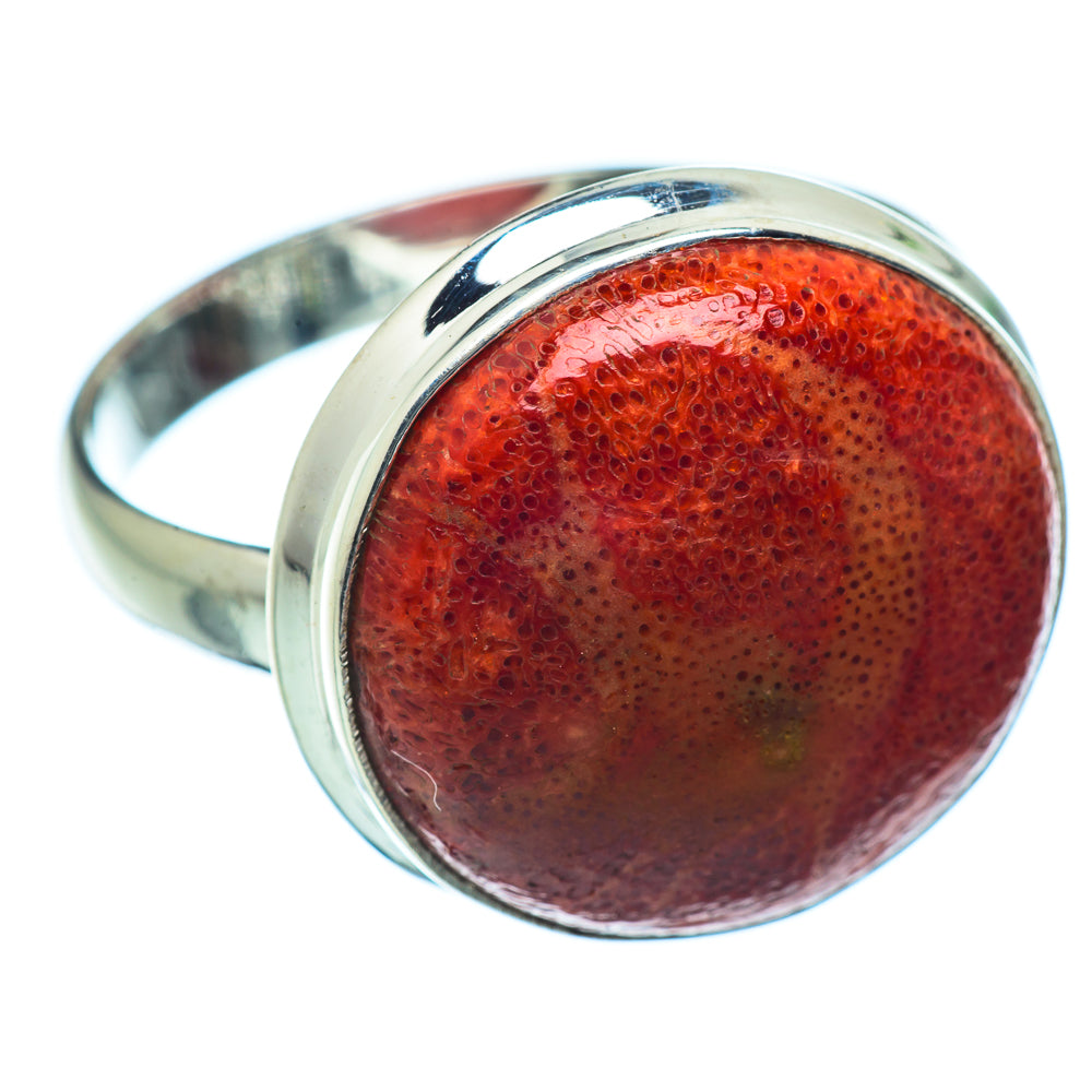 Sponge Coral Rings handcrafted by Ana Silver Co - RING36721