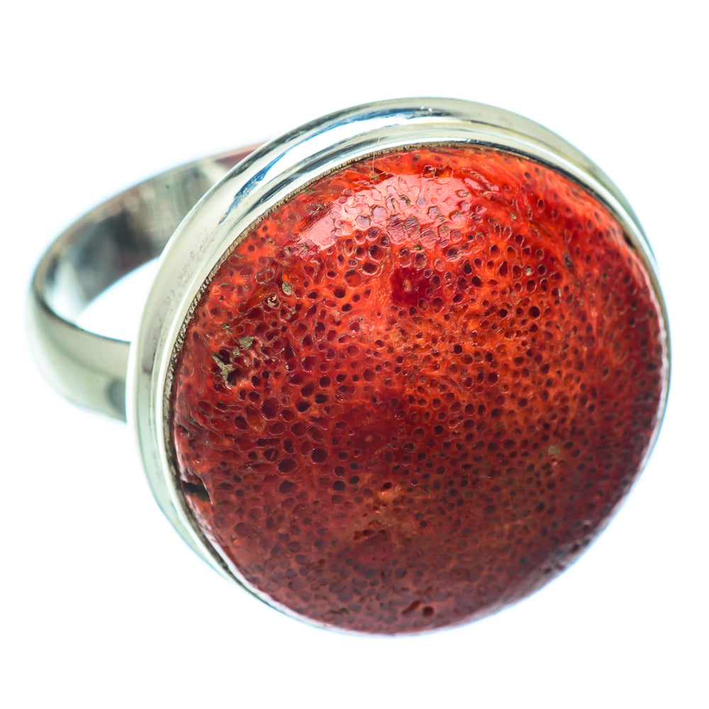 Sponge Coral Rings handcrafted by Ana Silver Co - RING36756