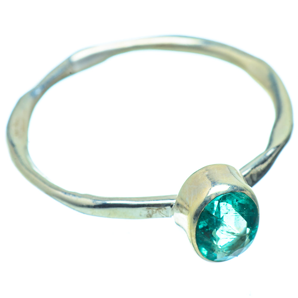Zambian Emerald Rings handcrafted by Ana Silver Co - RING36782