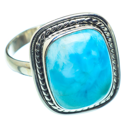 Larimar Rings handcrafted by Ana Silver Co - RING36807