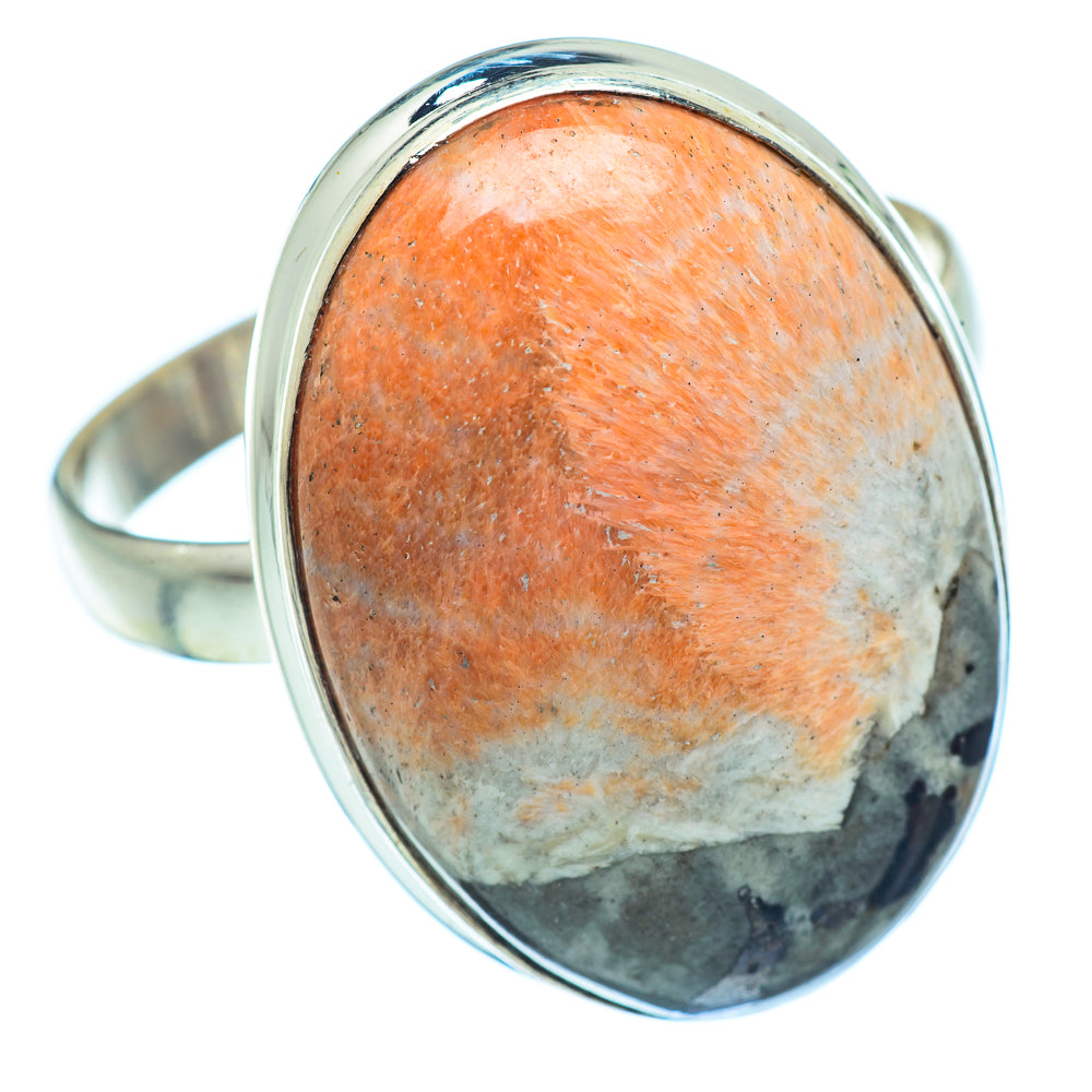 Scolecite Rings handcrafted by Ana Silver Co - RING36840