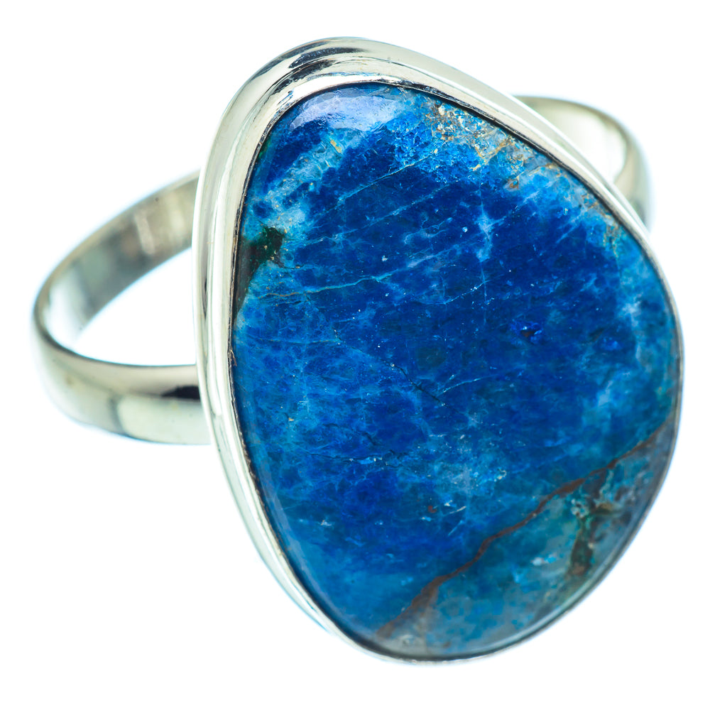 Chrysocolla In Quartz Rings handcrafted by Ana Silver Co - RING36874