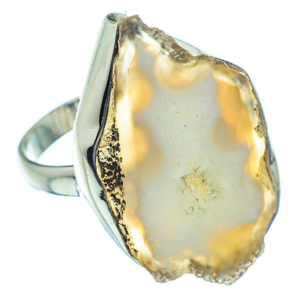 Occo Geode Slice Rings handcrafted by Ana Silver Co - RING36885