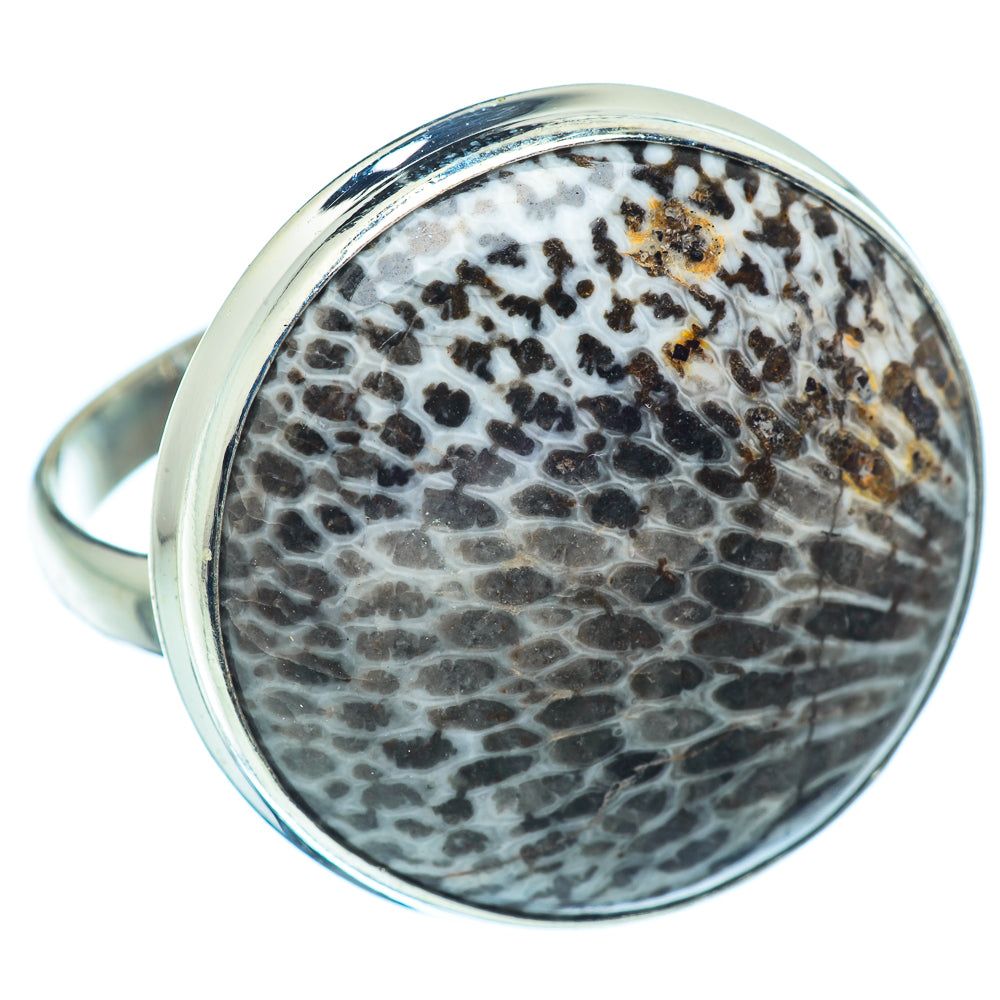Stingray Coral Rings handcrafted by Ana Silver Co - RING36901