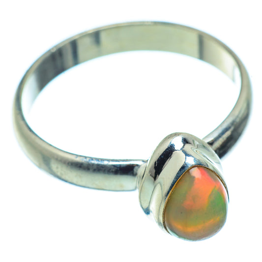 Ethiopian Opal Rings handcrafted by Ana Silver Co - RING36943
