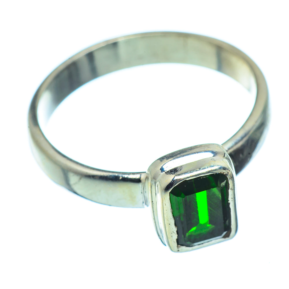 Chrome Diopside Rings handcrafted by Ana Silver Co - RING37038