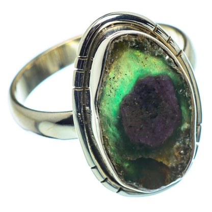 Ruby Fuchsite Rings handcrafted by Ana Silver Co - RING37039