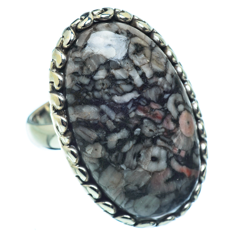 Crinoid Fossil Rings handcrafted by Ana Silver Co - RING37217