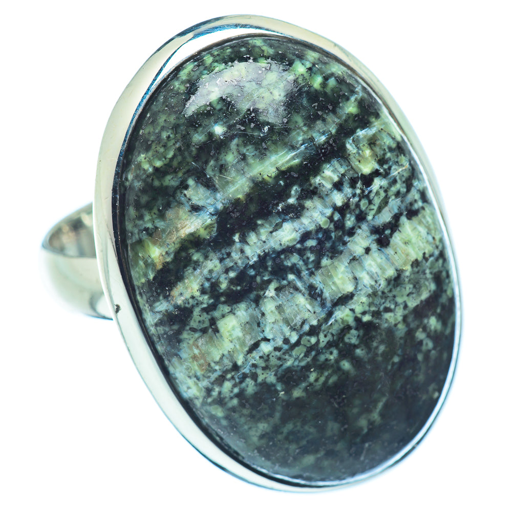 Lizard Jasper Rings handcrafted by Ana Silver Co - RING37244