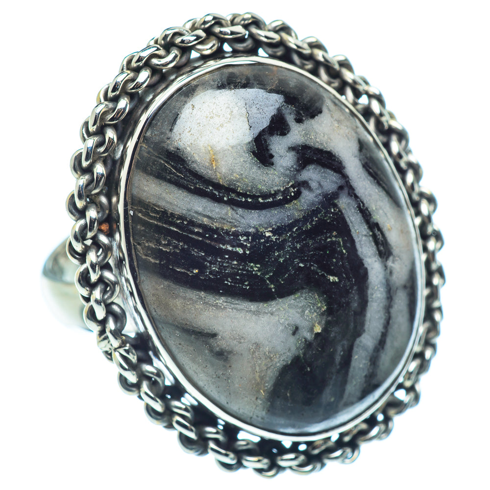 Pinolith Jasper Rings handcrafted by Ana Silver Co - RING37275