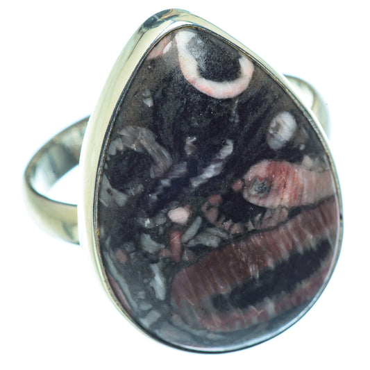 Crinoid Fossil Rings handcrafted by Ana Silver Co - RING37287