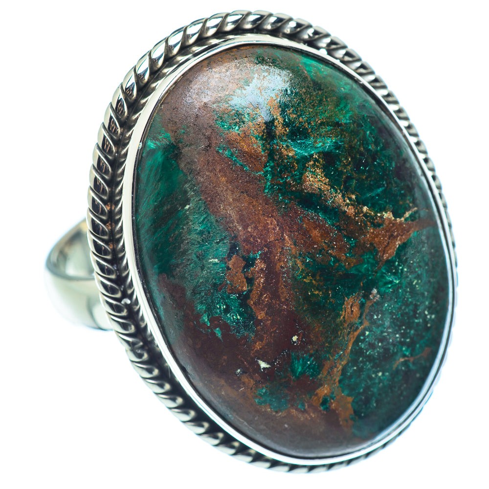 Chrysocolla Rings handcrafted by Ana Silver Co - RING37302