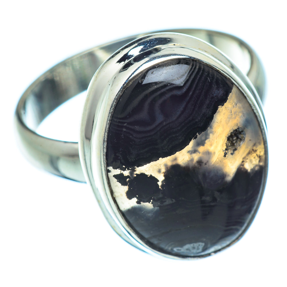 Psilomelane Rings handcrafted by Ana Silver Co - RING37377