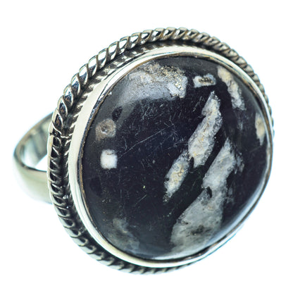 Chrysanthemum Stone Rings handcrafted by Ana Silver Co - RING37461