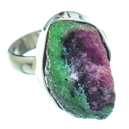Ruby Zoisite Rings handcrafted by Ana Silver Co - RING37468