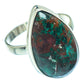 Chrysocolla Rings handcrafted by Ana Silver Co - RING37612
