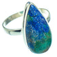 Azurite Rings handcrafted by Ana Silver Co - RING37654