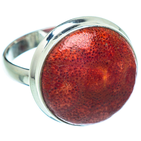 Sponge Coral Rings handcrafted by Ana Silver Co - RING37848