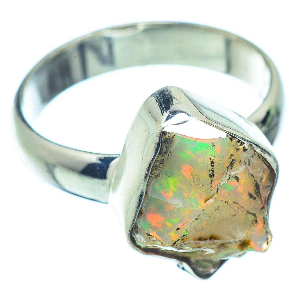 Ethiopian Opal Rings handcrafted by Ana Silver Co - RING37868