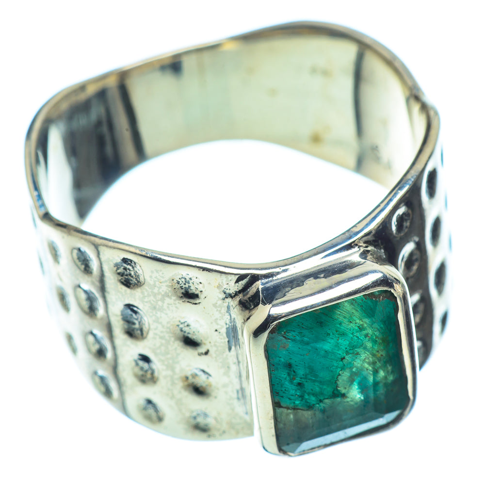 Green Sillimanite Rings handcrafted by Ana Silver Co - RING37883