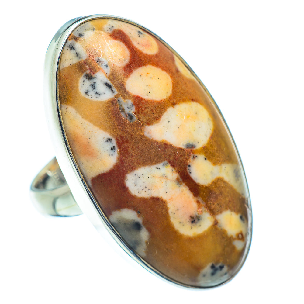 Peanut Wood Jasper Rings handcrafted by Ana Silver Co - RING37979