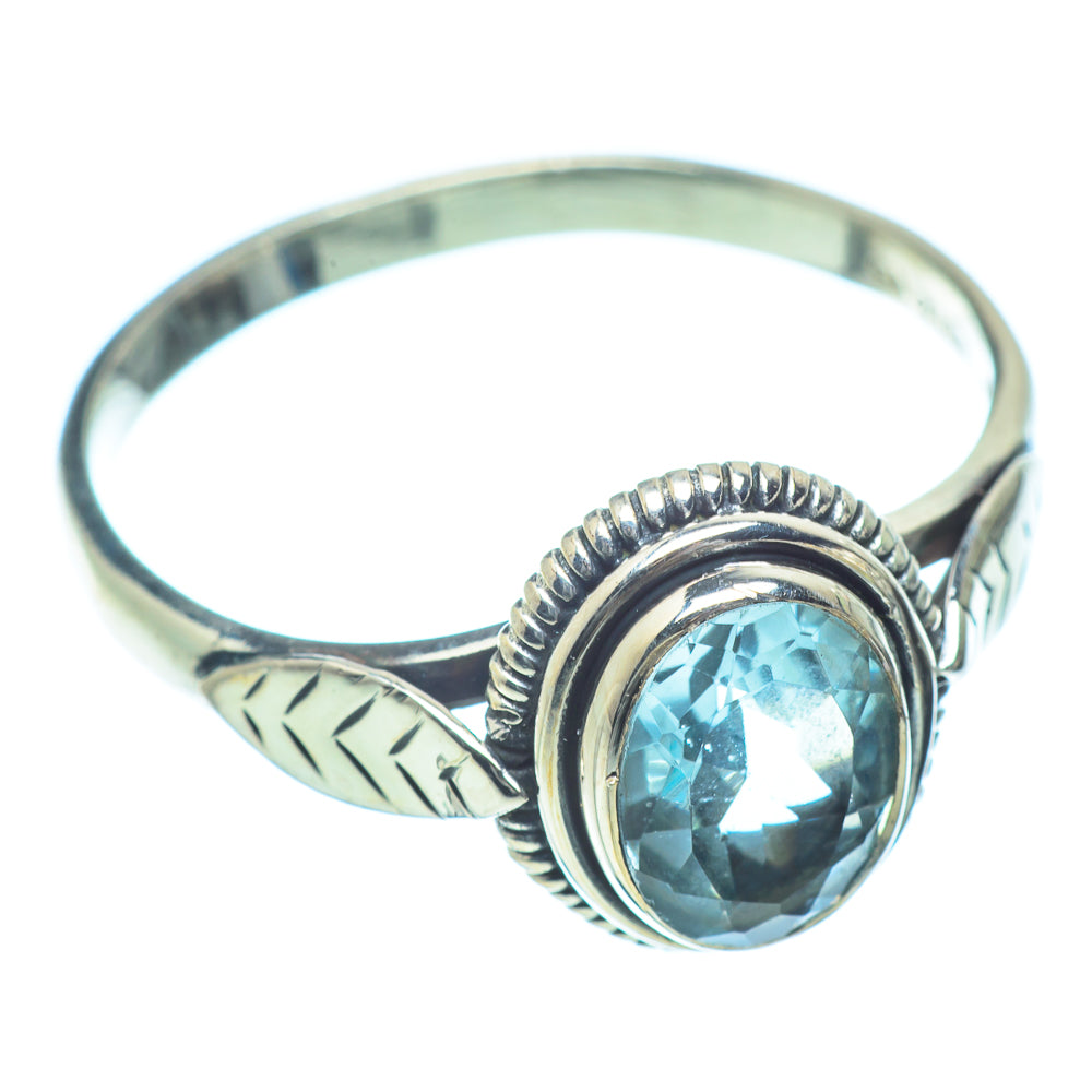 Blue Topaz Rings handcrafted by Ana Silver Co - RING38417