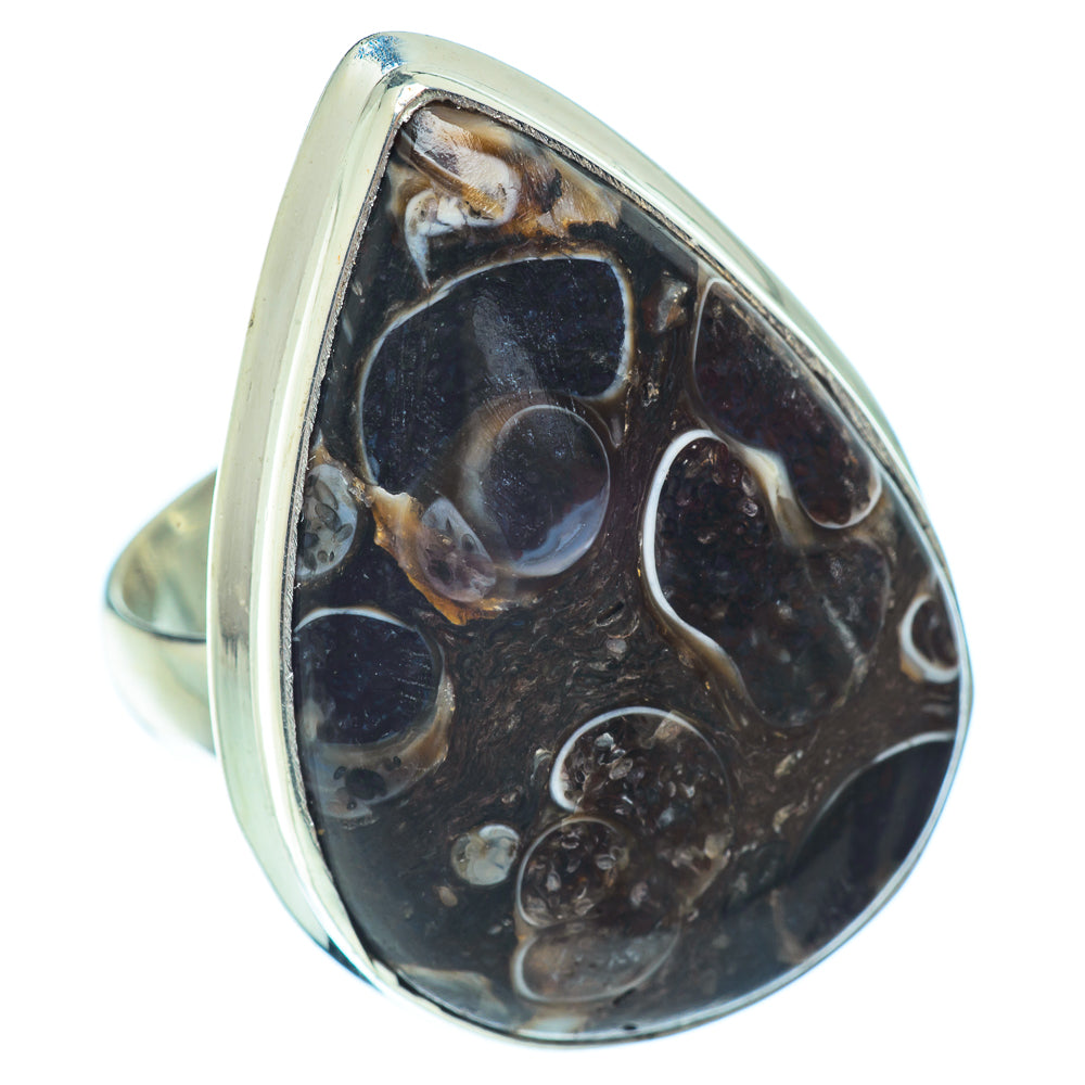 Marston Marble Fossil Rings handcrafted by Ana Silver Co - RING38821
