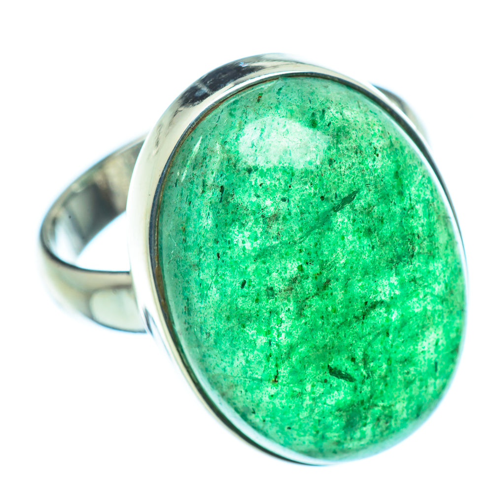 Green Aventurine Rings handcrafted by Ana Silver Co - RING39097