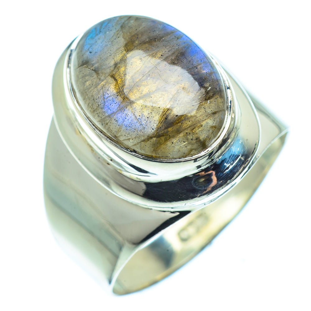 Labradorite Rings handcrafted by Ana Silver Co - RING39207