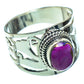 Purple Copper Composite Turquoise Rings handcrafted by Ana Silver Co - RING39354