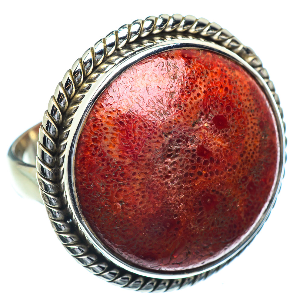 Sponge Coral Rings handcrafted by Ana Silver Co - RING39584
