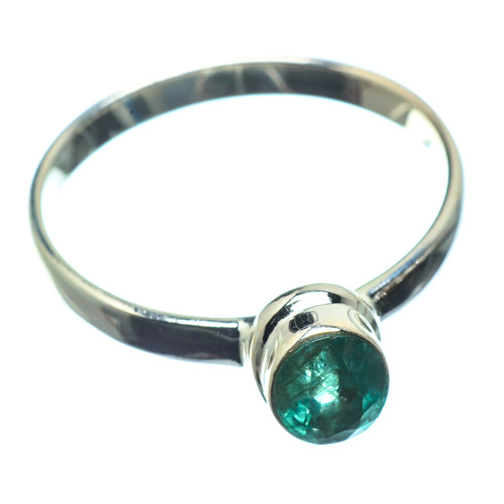 Zambian Emerald Rings handcrafted by Ana Silver Co - RING39604
