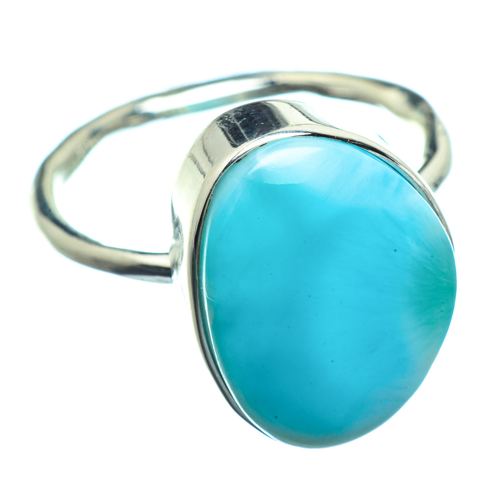 Larimar Rings handcrafted by Ana Silver Co - RING39755