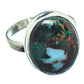 Chrysocolla Rings handcrafted by Ana Silver Co - RING39764