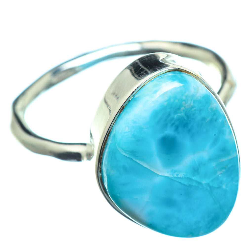 Larimar Rings handcrafted by Ana Silver Co - RING39779